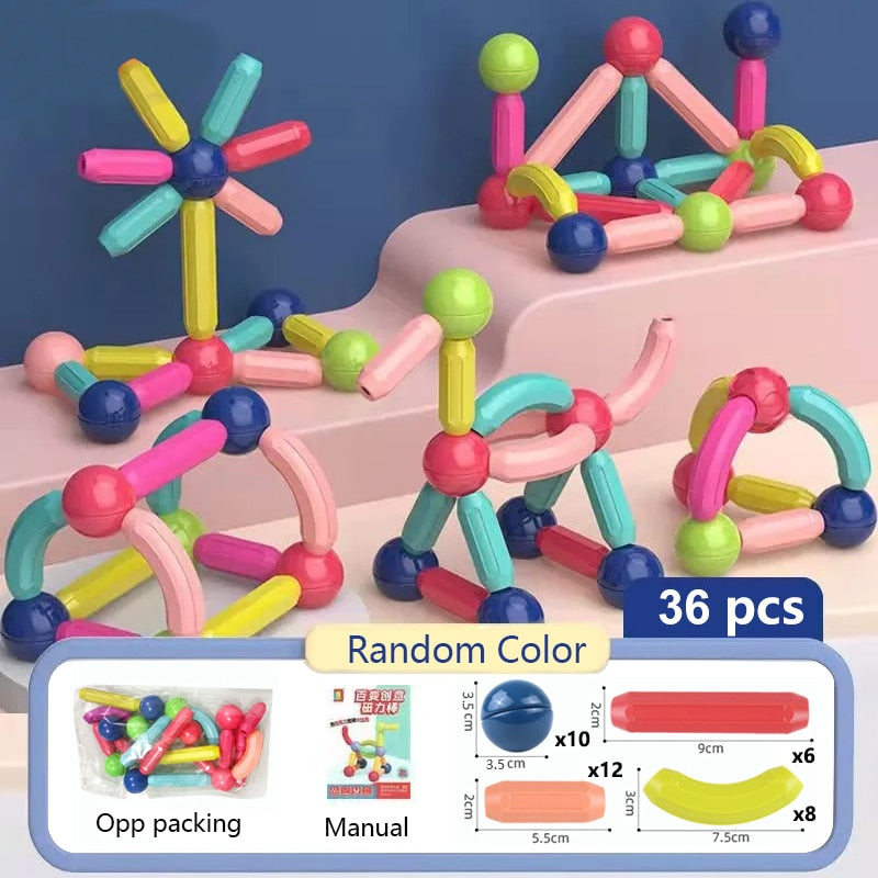 Blocos de Construção Magnéticos - Infantil - Minha loja