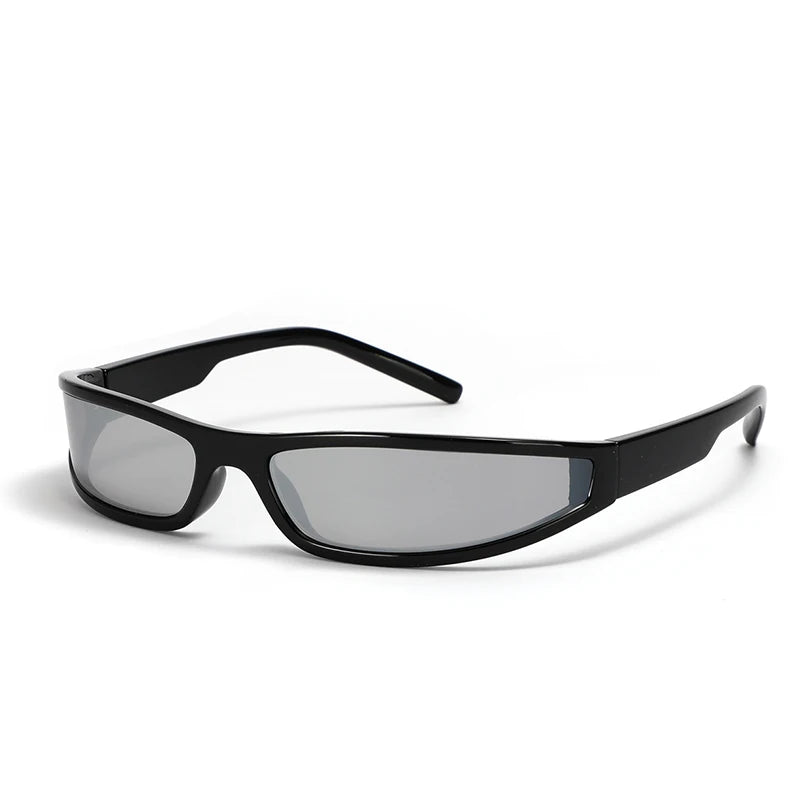 Small Rectangular Narrow Frame Sunglasses Women Streetwear Y2k Sun Glasses Female 2023 Fashion Brand Vintage Sports Sunglass