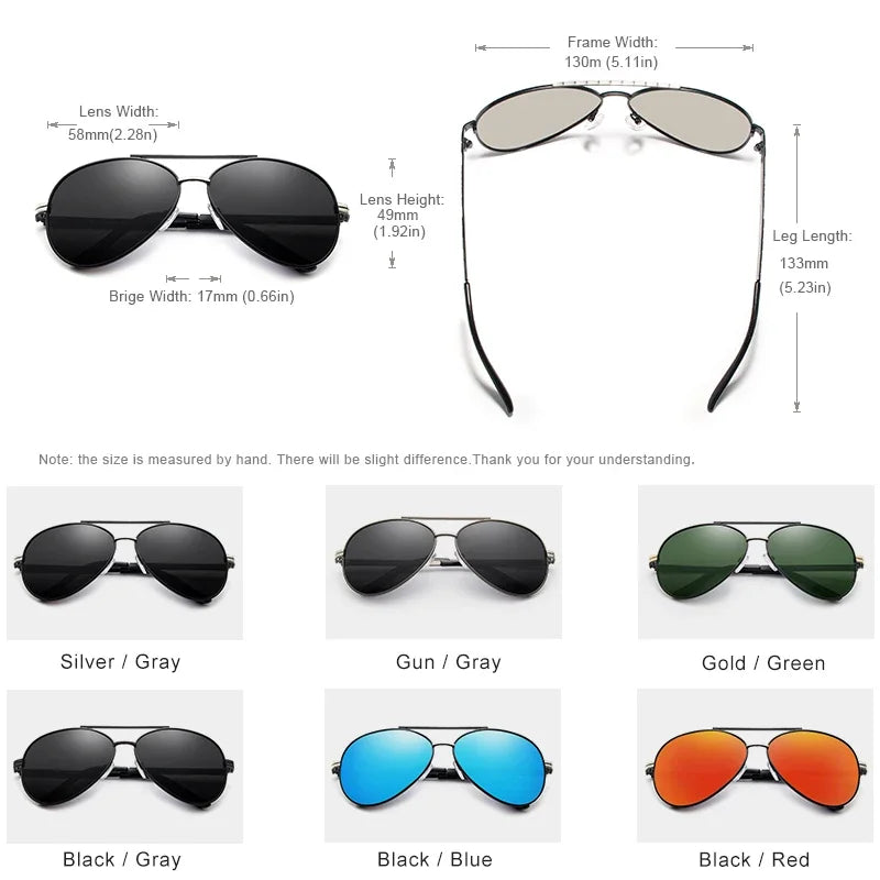 KINGSEVEN New Design Sunglasses For Men Pilot Alloy Full Frame Glasses Vintage Polarized UV400 Protection High Quality Eyewear