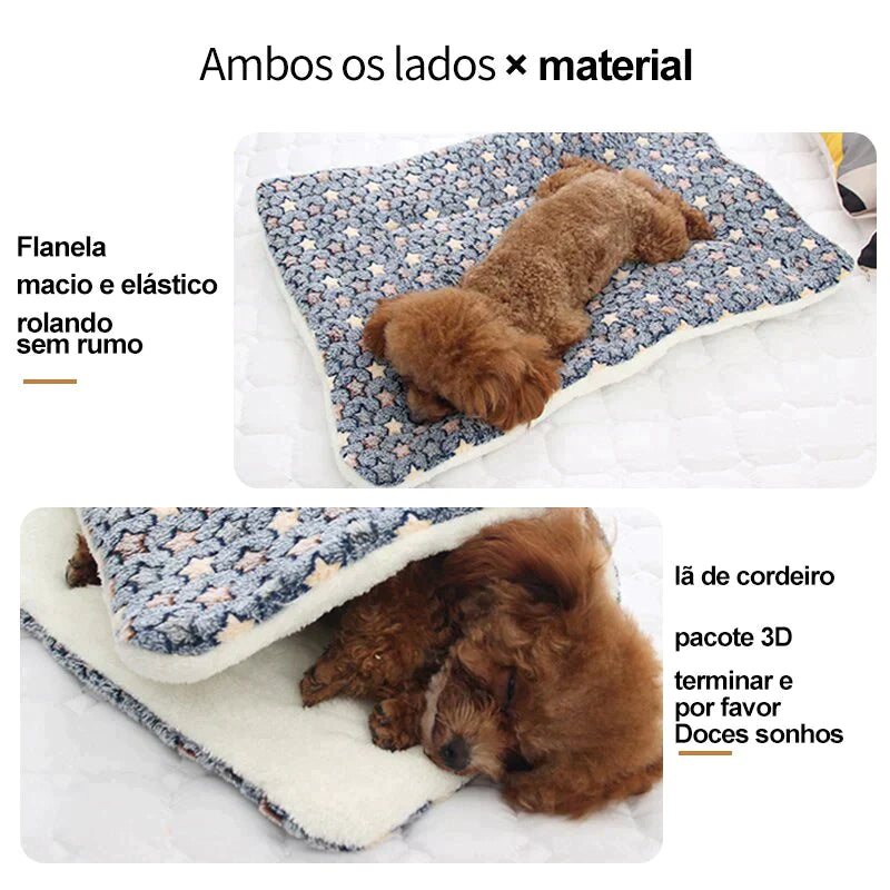 Cobertor peludo - serve como caminha para seu pet - Minha loja