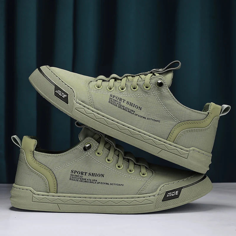 2024 Men Casual Shoes Ice Silk Canvas Shoes for Men Walking Shoes Outdoor Sneakers Male Breathable Footwear Tenis Hombres