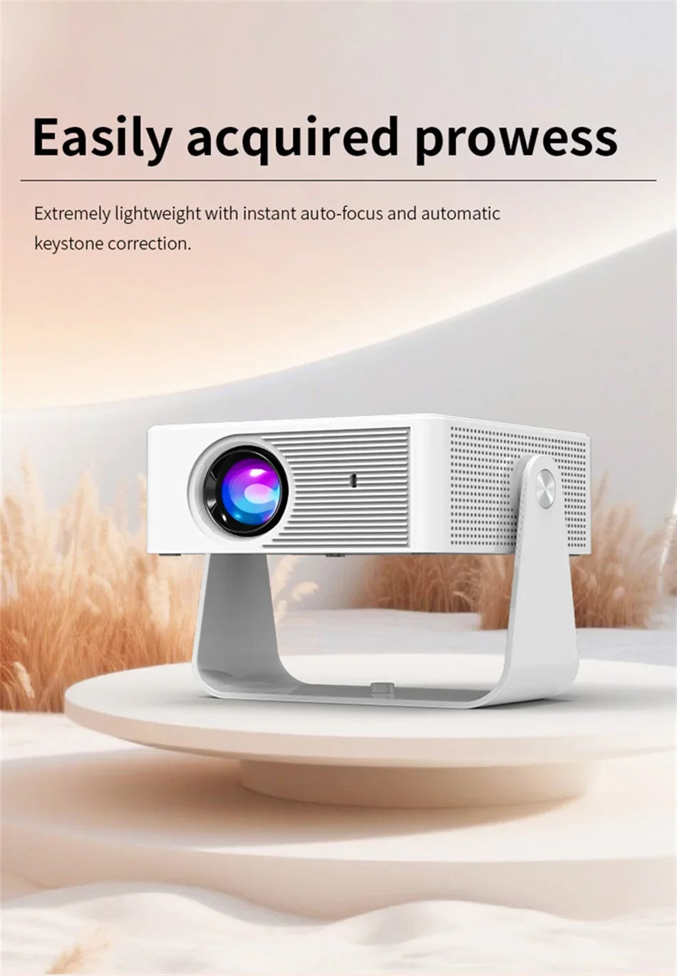 2025 X3 Mini Portable Projector 4k Video Decode Support Android WiFi LED 1080P Home Theater Video Beam Projector for Movies