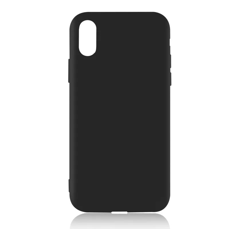 Black Matte Case for iPhone 16 Pro Max Case Back Soft Silicone Cover for iphone 13 12 11 14 15 Pro Max 7 8 6s 16 Plus Cases Capa