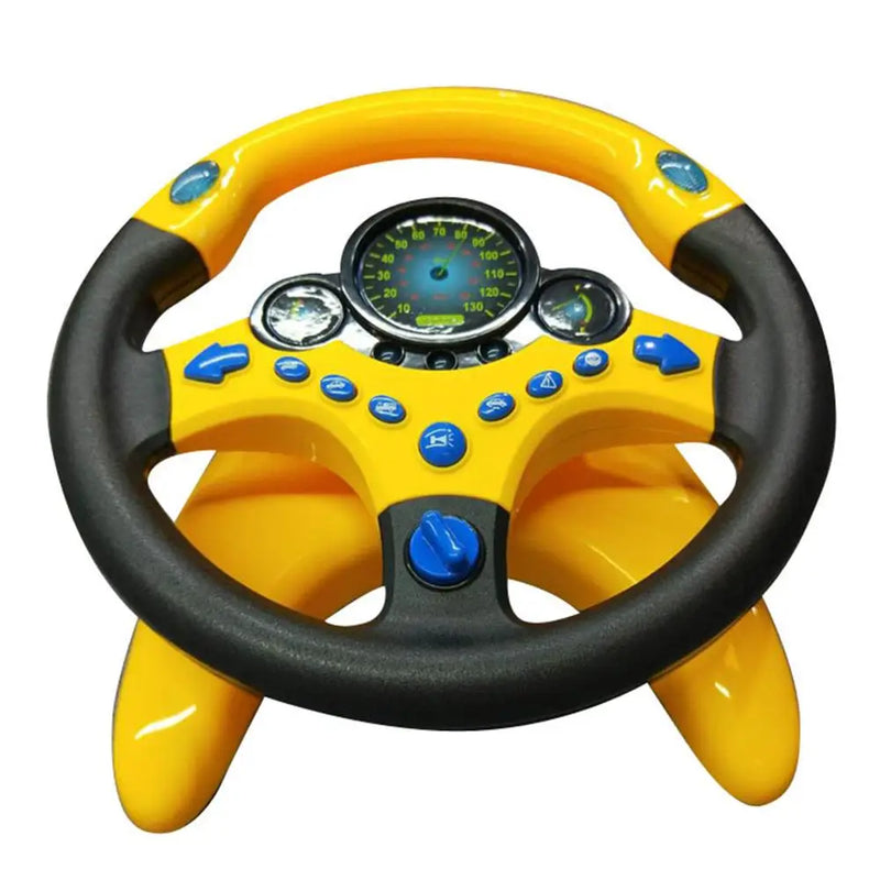 Cute Children Steering Wheel Toy with Light Simulation Driving Sound Music funny Educational Baby Electronic Travel kids toys