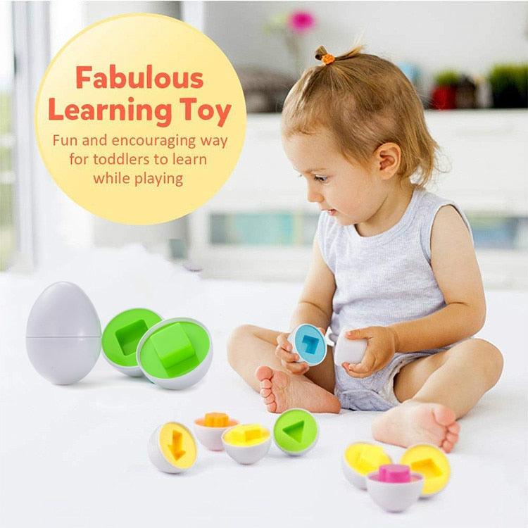 Brinquedos Montessori - ovos e parafusos - Minha loja