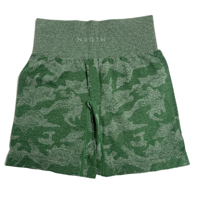 Shorts sem costura camuflado - Minha loja