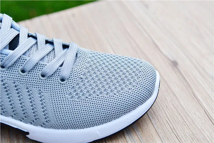 Vulcanized Shoes Male Sneakers 2023 Fashion Summer Air Mesh Breathable Wedges Sneakers For Men Plus Size