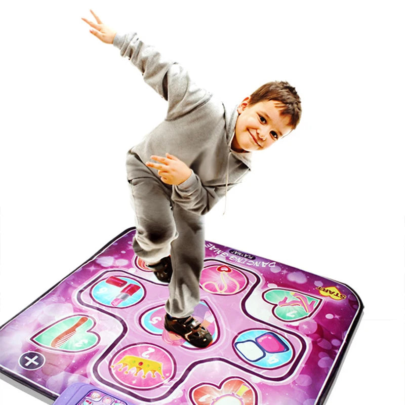 Girl Electronic Music Dancing Mat Pad LED Lights Boy Sport Game Children Sound Play Toy Christmas Birthday Easter Halloween Gift