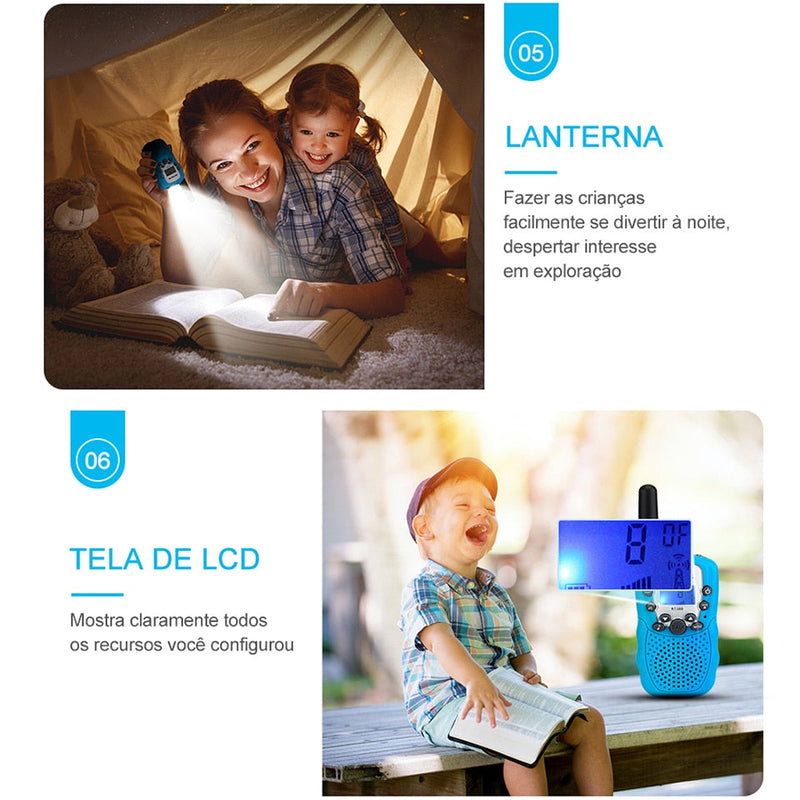 Walkie Talkie Portátil infantil - Minha loja