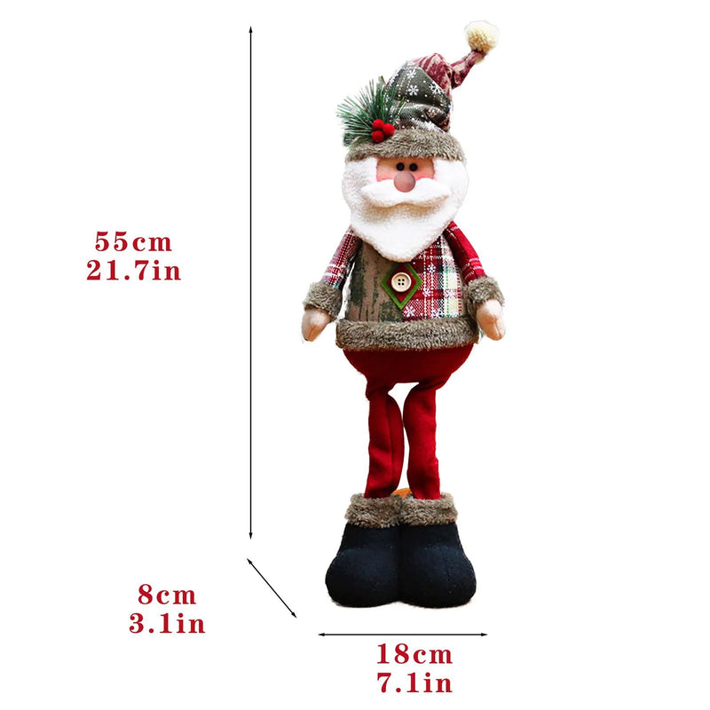 casa decoração decoracion casa Home decoration Christmas Santa Snowman-Reindeer Christmas Decoration Leg Table Mantel Decoration