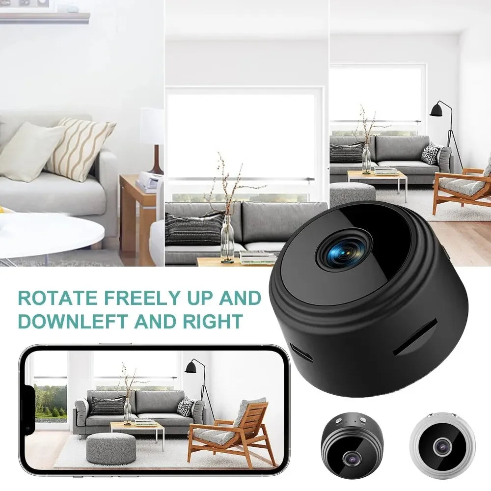 Lenovo Mini WiFi A9 Camera 1080P Wireless Monitoring Security Protection Remote Monitor Video Surveillance Camcorders Smart Home