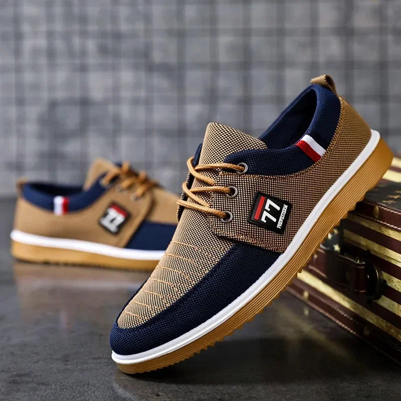 Sapatos de lona masculinos com sola macia para dirigir, tênis masculinos leves, calçados casuais masculinos, sapatos vulcanizados, tamanho grande 47, calçados masculinos