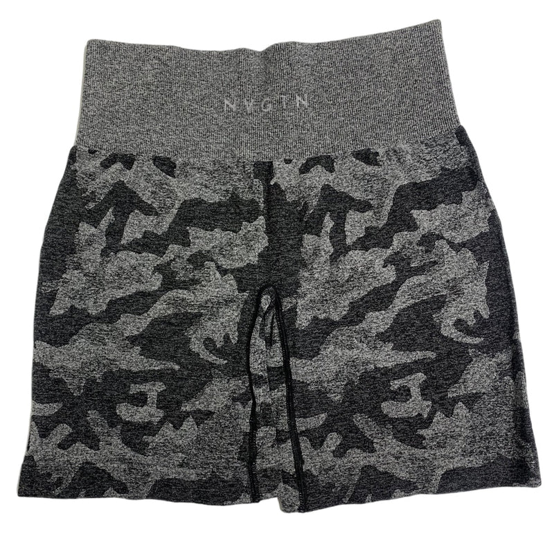 Shorts sem costura camuflado - Minha loja