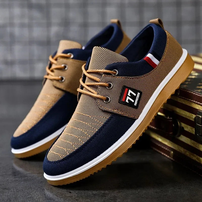 Men Canvas Shoes Soft Soled Driving Shoes for Men Sneakers Light Casual Shoe Male Vulcanized Shoes Big Size47 Zapatos Hombres