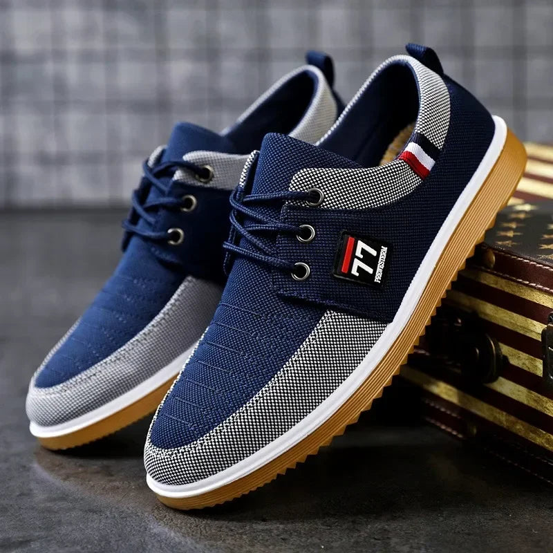 Men Canvas Shoes Soft Soled Driving Shoes for Men Sneakers Light Casual Shoe Male Vulcanized Shoes Big Size47 Zapatos Hombres