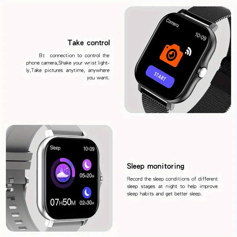 2023 NOVO SmartWatch Android Phone 1.44" Tela Colorida Full Touch Mostrador Personalizado Relógio Inteligente Feminino Bluetooth Chamada Relógio Inteligente Masculino