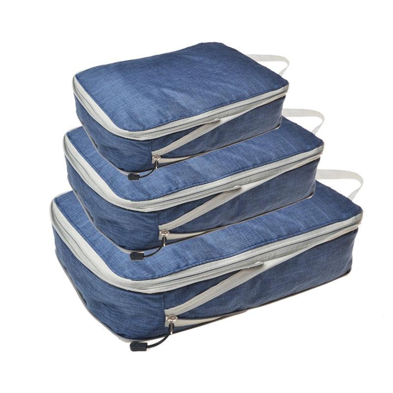 Conjunto de bolsas organizadoras para viagem - Minha loja