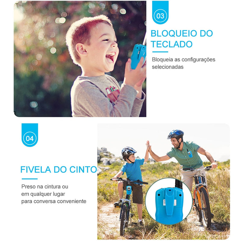 Walkie Talkie Portátil infantil - Minha loja