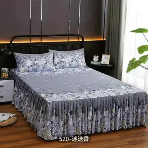 Bed Sheets Bedroom Fashion Modern Washed Protective Comfortable Skin-friendly Mattress Bedspread Luxury Dormitory Fade Resistant