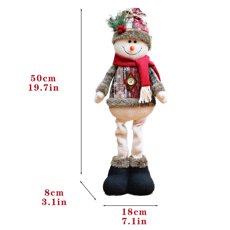 casa decoração decoracion casa Home decoration Christmas Santa Snowman-Reindeer Christmas Decoration Leg Table Mantel Decoration