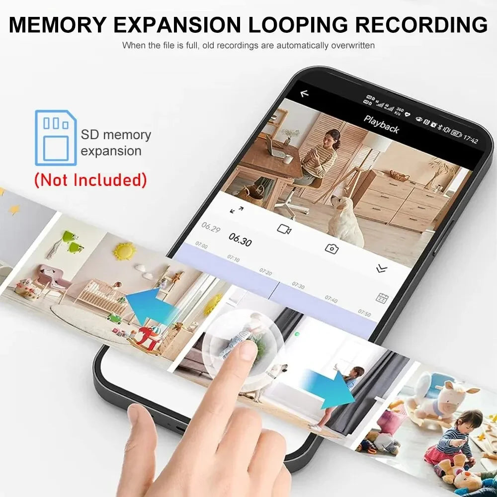Lenovo Mini WiFi A9 Camera 1080P Wireless Monitoring Security Protection Remote Monitor Video Surveillance Camcorders Smart Home