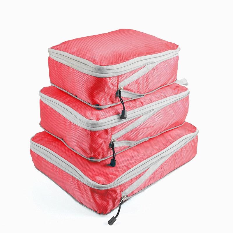 Conjunto de bolsas organizadoras para viagem - Minha loja