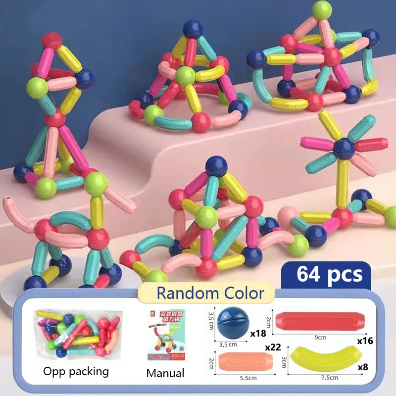 Blocos de Construção Magnéticos - Infantil - Minha loja